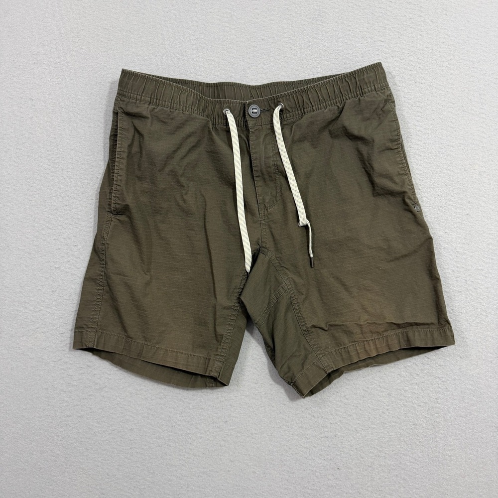 Vuori Olive Green Drawstring Men’s Shorts